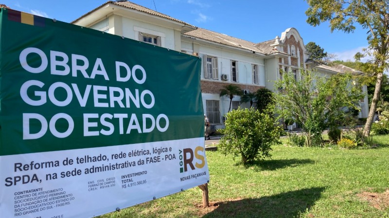 Obras da Sede Administrativa da Fase