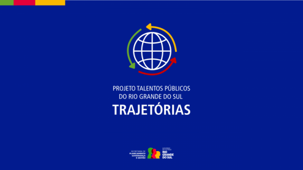Logo do Projeto Talentos P&uacute;blicos do Rio Grande do Sul: TRAJET&Oacute;RIAS